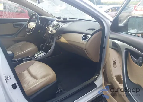 2013 Hyundai Elantra Limited из США, поврежденный, VIN 5NPDH4AE6DH153292